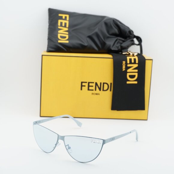 Fendi FE40138U 85V Cat Eye Sunglasses - Light Blue main image 9
